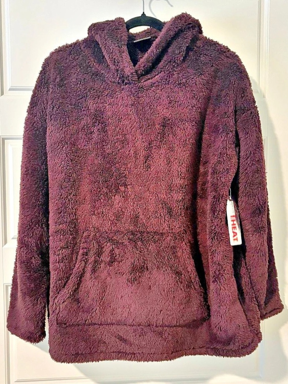 32 Degrees T3F L9026RT Sherpa Hoodie in Brown XL NWT